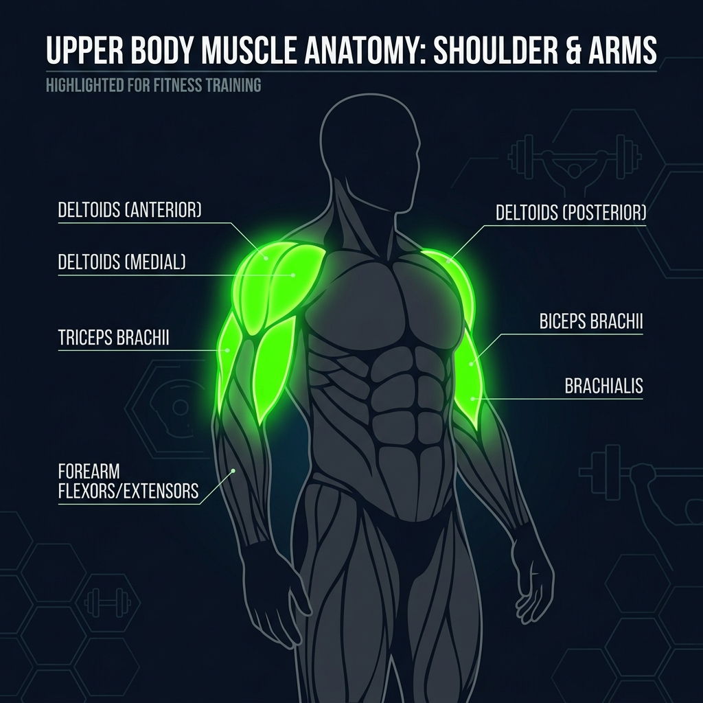 Músculos de movilidad: hombros y brazos